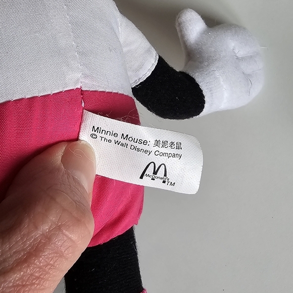 Disney Mickey and Minnie Mouse Vintage Plush Toy Set - Black, Pink, Yellow - Picture 5 of 11